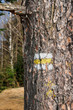 Mountain Trial signpost