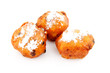 Three Dutch donut also known as oliebollen