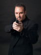 Man Pointing Gun