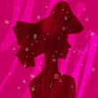 woman In ribbon headdress