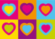 pop art,warhol,fluo,flash,flashy,carte,invitation,art,graphic,