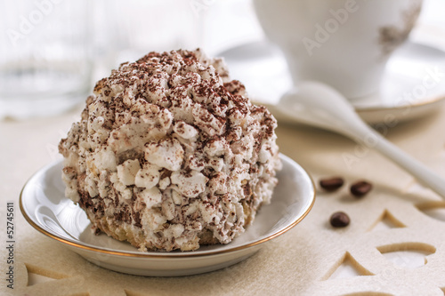 Photo: Air cake with cinnamon and powdered sugar Air cake with cinnamon and powdered sugar