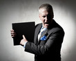 Angry businessman