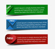 Vector information banner design element.