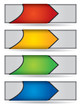 Header or banner design set