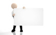 Office scenes (3d  people - your empty board )