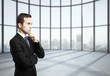 businessman in office
