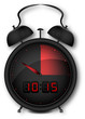 Original Dark Design Analog and digital Clock