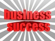Business success red