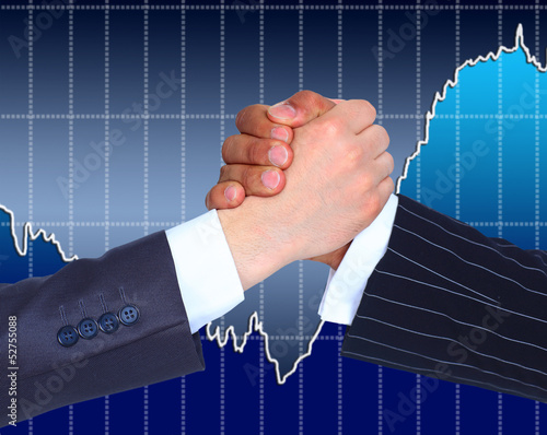 Photo: The conclusion of the transaction. Handshake. The conclusion of the transaction. Handshake.