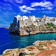 Photo: travel inItaly series - Polignano al mare, town on rocks travel inItaly series - Polignano al mare, town on rocks