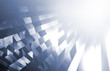 Blue And White Abstract Lines