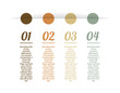 design template with special modern elements