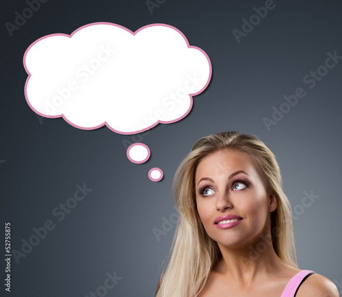 Photo: pink dream of a blond girl pink dream of a blond girl