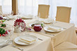 Served table