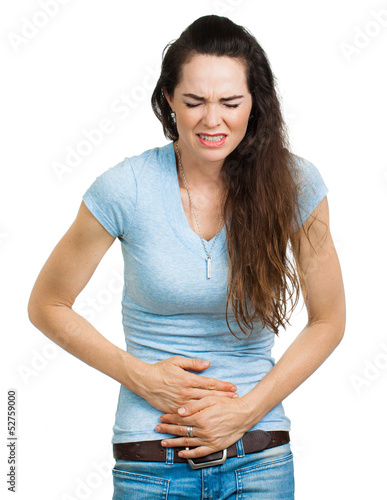 Photo: Woman suffering from severe pain Woman suffering from severe pain