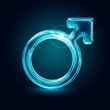 shining male symbol