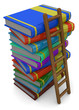 BOOK AND LADDER - 3D