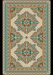 Antique light colored carpet  with pastel shades