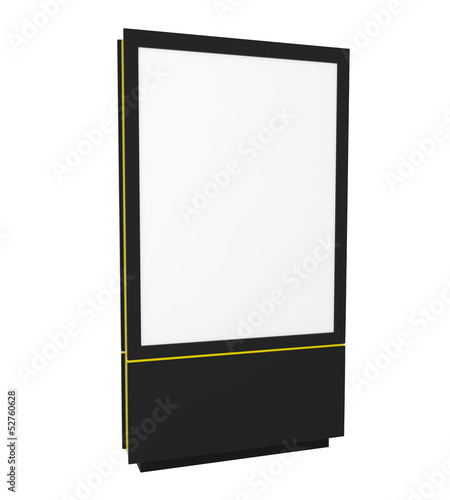 Illustration: Stand isolated on white Stand isolated on white