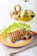Tuna fillet roasted