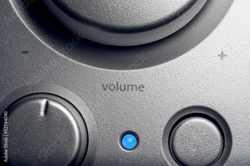 Photo: Speakers volume control knos Speakers volume control knos