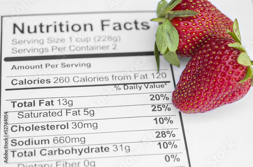 Photo: Nutrition facts Nutrition facts