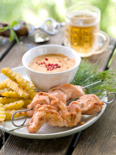 Photo: Chicken kebabs Chicken kebabs