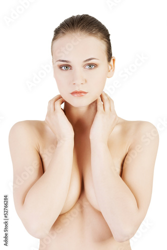 Photo: Beautiful fit topless woman Beautiful fit topless woman