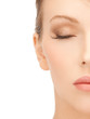 face of beautiful woman