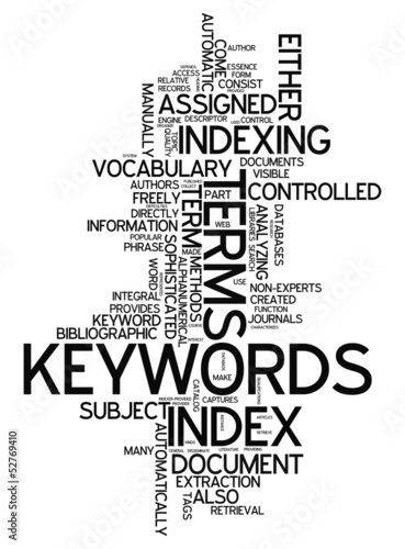 Illustration: Word Cloud "Keywords" Word Cloud "Keywords"