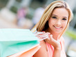 Beautiful shopping woman