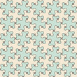 Vintage seamless pattern - vector abstract color background