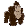 gorilla vintage cartoon