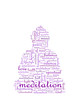 Vector: Meditation Buddha Tagcloud tag cloud Meditation Buddha Tagcloud tag cloud