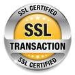 Yellow SSL secure transaction button