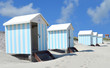Cabines de plage à Hardelot