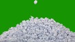 Flag HELP and hand. Alpha channel is included