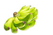 Banana on a white background
