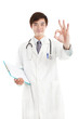 Photo: young Doctor with ok gesture young Doctor with ok gesture