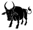 Stylised ox illustration