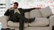 Businessman waiting before a job interview