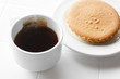 hot tea with cake