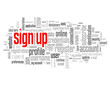 SIGN UP Tag Cloud (register subscribe click here join apply now)