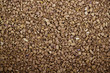 Ground coffee granules pale brown