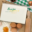 blank notebook for recipes