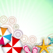 Colorful summer holidays background..