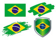 various Flags Brazil