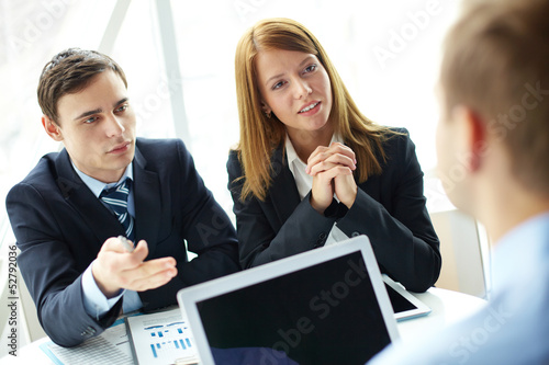 Photo: Interview Interview