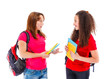 Students talking